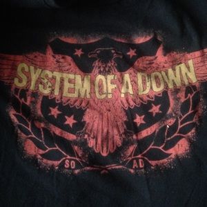 System Of A Down Hot Topic Tee Men's Large